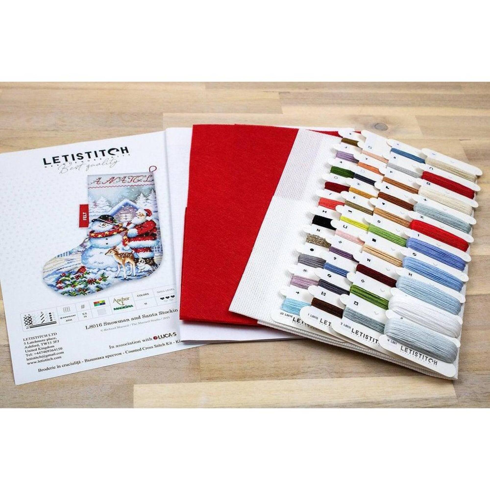 Letistitch Counted Cross Stitch Kit Pirate Island